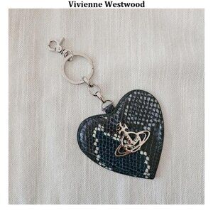 Vivienne Westwood small 3D orbit black crystal rhinestone silver necklace